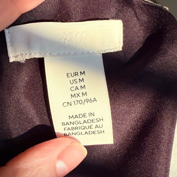 H&M Brown Plaid Mini Dress - Picture 6 of 11